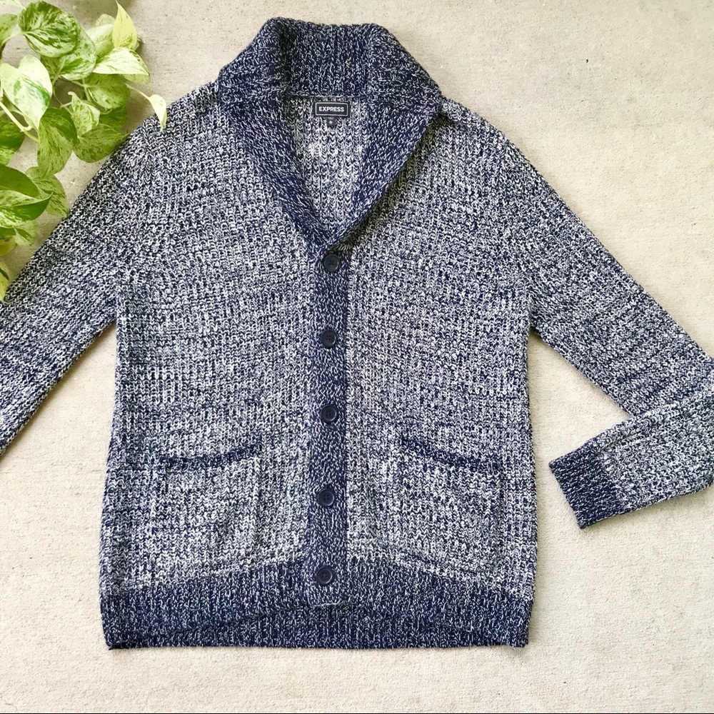 Express |Chunky Knit Boyfriend Cardigan